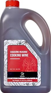 Shaoxing Cooking Wine, 51.24oz (1500ml), Chinese Cooking Wine, Shaoxing Hua Diao Cooking Wine, Premium Cooing Wine for Asian-Style Cooks