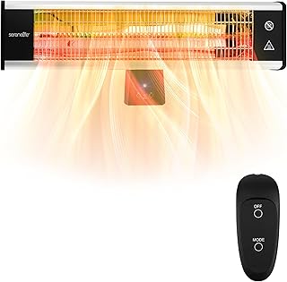 Dr Infrared Heater DR-238 Carbon Infrared Outdoor Heater for Restaurant, Patio, Backyard, Garage, and Decks, Standard, Black