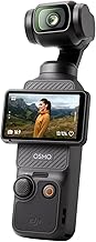 Osmo Pocket 3, Vlogging Camera with 1\'\' CMOS & 4K/120fps Video, 3-Axis Stabilization, Fast Focusing, Face/Object Tracking, 2\