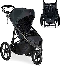 Urban Glide 3 Single Child All-Terrain Stroller, Full-Suspension System, Air-Filled Tires, Upright seat with Adjustable Recline and Built-in legrest