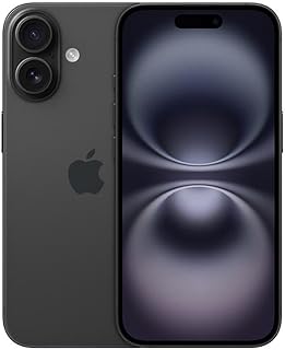 Apple iPhone 16 Plus, US Version, 128GB, Black - Unlocked (Renewed)