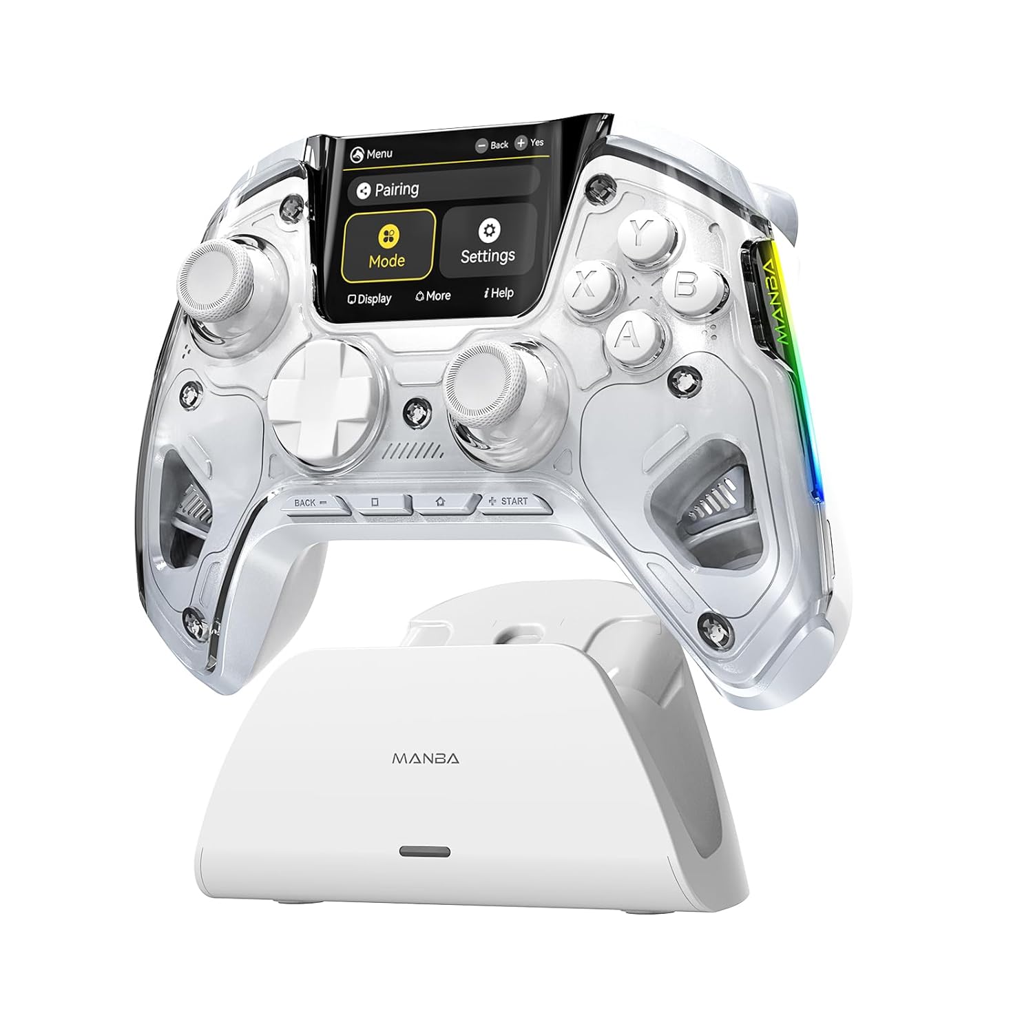 (No Drift) ManbaOne Interactive Screen Wireless Gaming Controller ...