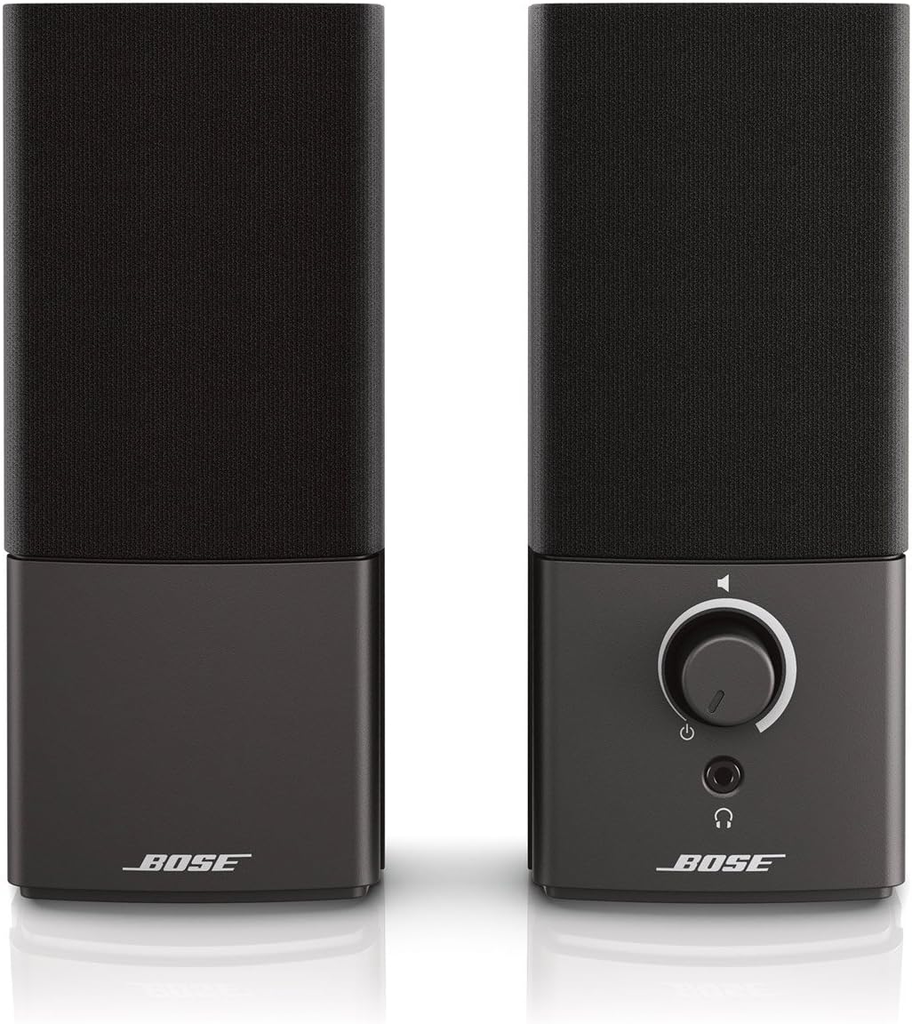 Companion 2 Series III Multimedia Speakers - for PC (with 3.5mm AUX & PC Input) Black