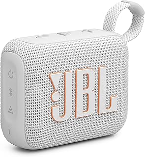 JBL Go 4 - Ultrabärbar Bluetooth-högtalare med stort JBL Pro-ljud, ett kraftfullt bas-ljud, Playtime-Boost-funktion, vatten - och dammtät design, grå