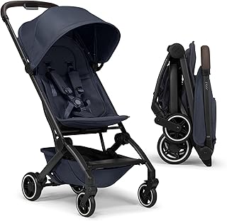 AER+ Lichtgewicht en compacte reiswandelwagen - Draagbaar met één hand opvouwbaar ontwerp - Ergonomische stoel voor baby en peuter (tot 50 lbs) - XXL zonnekap - kinderwagen voor vliegtuig