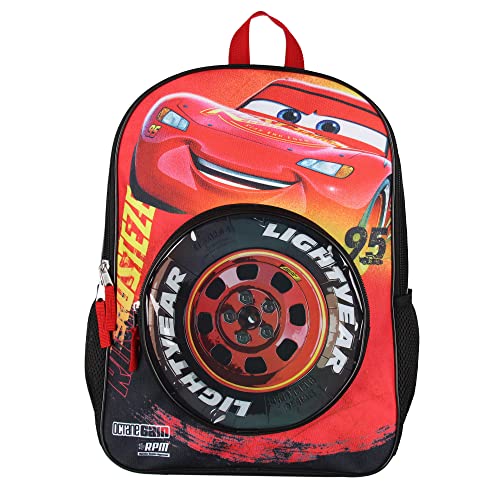 Disney Cars Lightning McQueen Backpack with 3D Tire Pocket