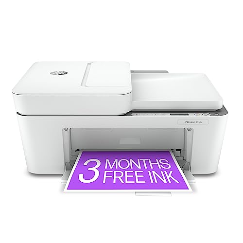 HP DeskJet 4155e Wireless Color Inkjet Printer, Print ...