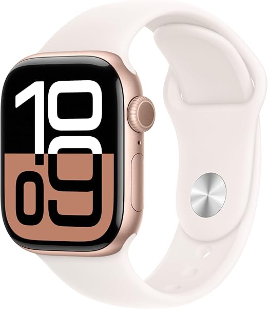 Apple Watch Series 10 [GPS 42mm case] Smartwatch with Rose ...