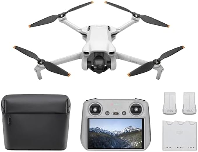 DJI Mini 3 Fly More Combo (DJI RC), Drones with Camera for ...