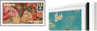 SAMSUNG 43-Inch Class QLED 4K LS03D The Frame Series Quantum HDR Smart TV (QN43LS03D, 2024 Model) + Free White Bezel Value $149 - VGSCFA43WTB