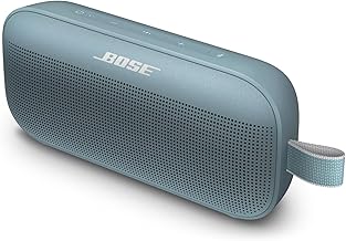 SoundLink Flex Bluetooth Speaker, Portable Speaker with Microphone, Wireless Waterproof Speaker for Travel, Outdoor and Pool Use, Stone Blue