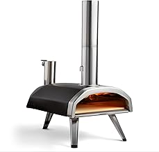 Ooni Fyra 12 Wood Pellet Pizza Oven - Portable Outdoor Pizza Oven, Woodfired & Stonebaked Pizza Maker, Countertop Pizza Oven Grill, Cook 12 Inch Pizzas and More, Pizza Cooker For Outdoor Kitchen