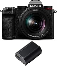 LUMIX S5 4K Mirrorless Full-Frame L-Mount Camera and 20-60mm Lens with Extra DMW-BLK22 Battery Bundle (2 Items)