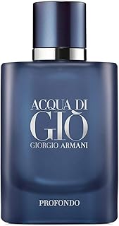 Acqua Di Gio Profondo for Men Eau De Parfum Spray 4.2 Ounces, blue