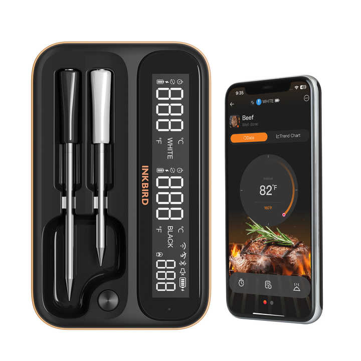 INKBIRD wireless digital meat thermometer wifi blue tooth ...