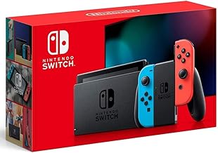 Switch with Neon Blue and Neon Red Joy‑Con