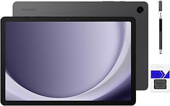 Galaxy Tab A9+ 11\'\' 128GB Android Tablet, Big Screen, Quad Speakers, Upgraded Chipset, Multi Window Display, Slim, Light, Durable Design, Graphite with Accessories