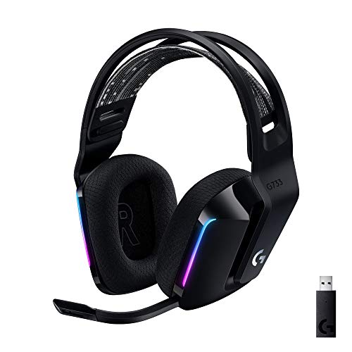 Logitech G733 Lightspeed Wireless Gaming Headset with ...