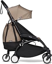 YOYO2 Stroller + YOYO Bag - Includes Black Frame, Toffee Seat Cushion, Toffee Canopy, Toffee YOYO Bag, Wheel Base & Hooks - Suitable for Children Up to 48.5 Lbs