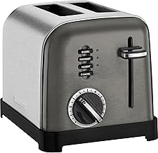 CPT-160BKS 2-Slice Metal Classic Toaster, Stainless Steel/Black