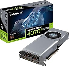GIGABYTE GeForce RTX™ 4070 Ti Super AI TOP 16G Graphics Card, Turbo Fan Cooling System, 16GB 256-bit GDDR6X, GV-N407TSAI TOP-16GD Video Card