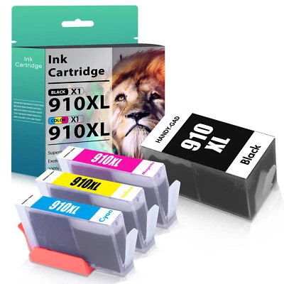 4PCS 910XL Ink Cartridge for HP 910