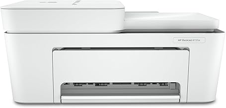 DeskJet 4155e Wireless Color Inkjet Printer, Print, scan, copy, Easy setup, Mobile printing, Best-for home, 3 months of Instant Ink included,white