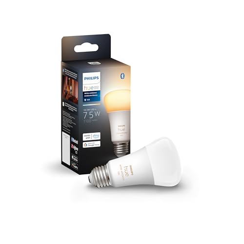 Philips Hue Smart 75W A19 LED Bulb - White Ambiance Warm-to ...
