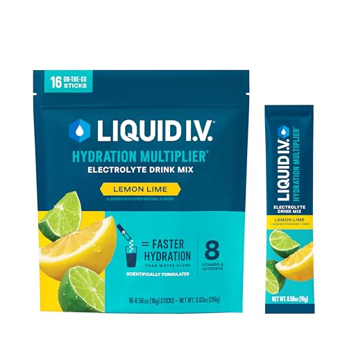 Liquid I.V.® Hydration Multiplier - Lemon Lime | 1 Pack (16 Servings)