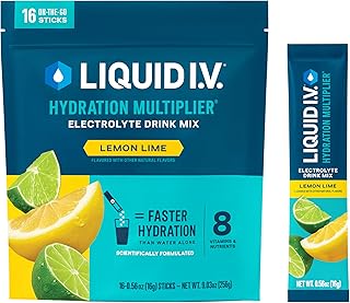 Hydration Multiplier - Lemon Lime | Electrolyte Powder Drink Mix | 1 Pack (16 Servings)