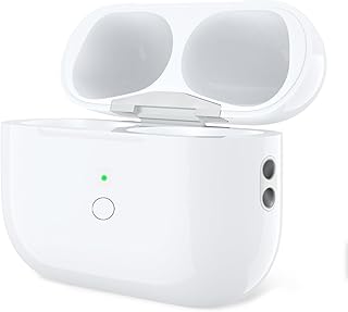 Meliif Draadloze oplaadcase compatibel met Air Pods Pro 1, Wireless Charging Case vervanging met Blue-Tooth synchronisatieknop Sync Button (hoofdtelefoon niet )