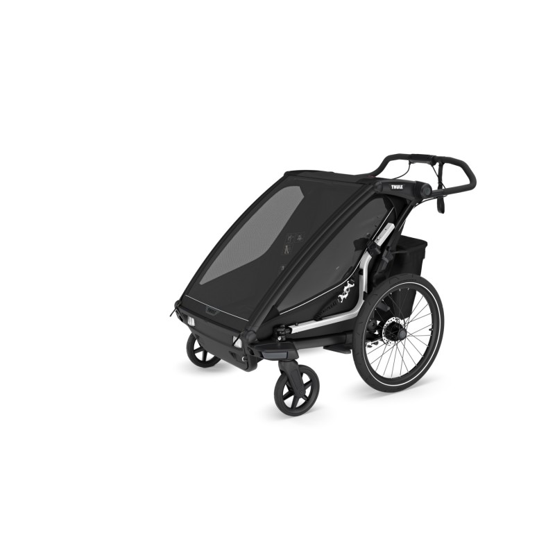 Thule Chariot Sport 2 Double - Bike Trailer for 2 Kids - black