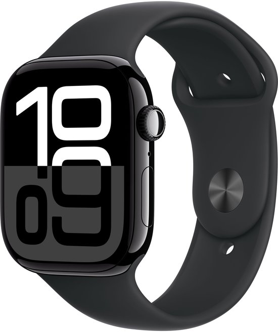Apple Watch Series 10 - Wifi - 46mm - Zwarte Aluminium Case met ...