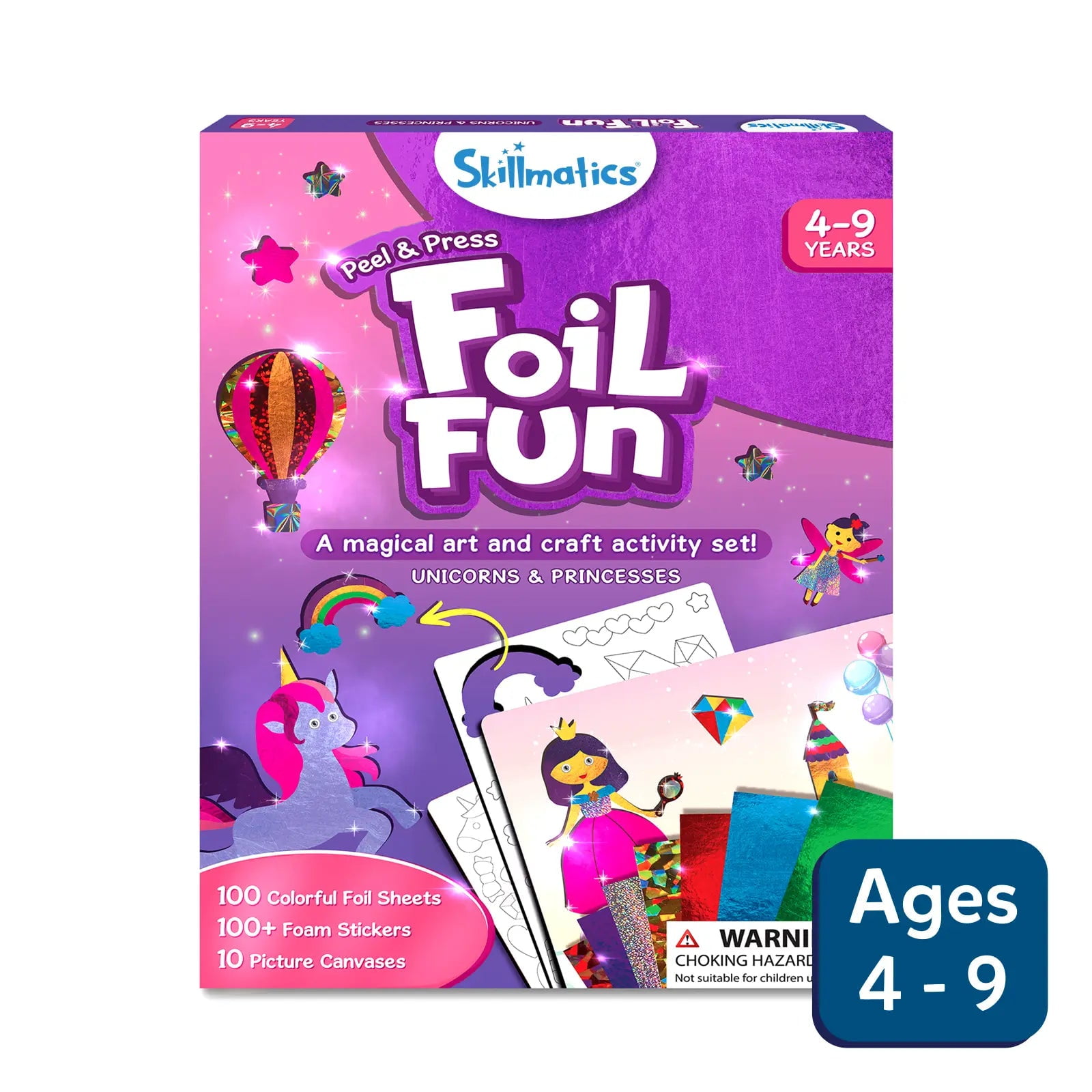 Skillmatics Foil Fun: Unicorns & Princesses - Art & Craft Kits