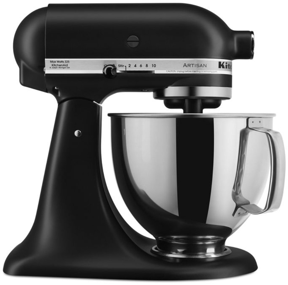 KitchenAid® Artisan® Series 5 Quart Black Matte Stand Mixer