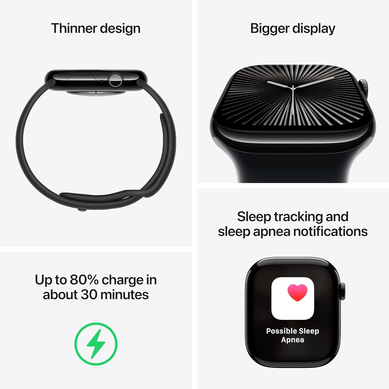 Apple Watch Series 10 [GPS 42mm case] Smartwatch with Rose ...