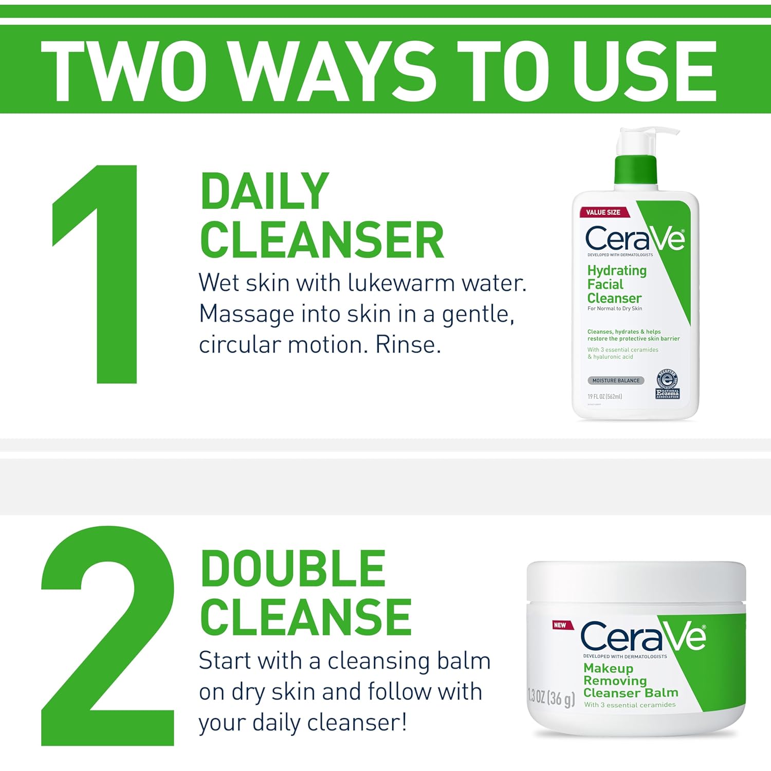 CeraVe Hydrating Facial Cleanser, Moisturizing Face Wash For Dry ...