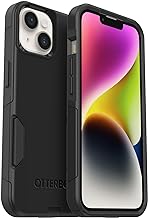 iPhone 14 & iPhone 13 Commuter Series Case - BLACK , slim & tough, pocket-friendly, with port protection