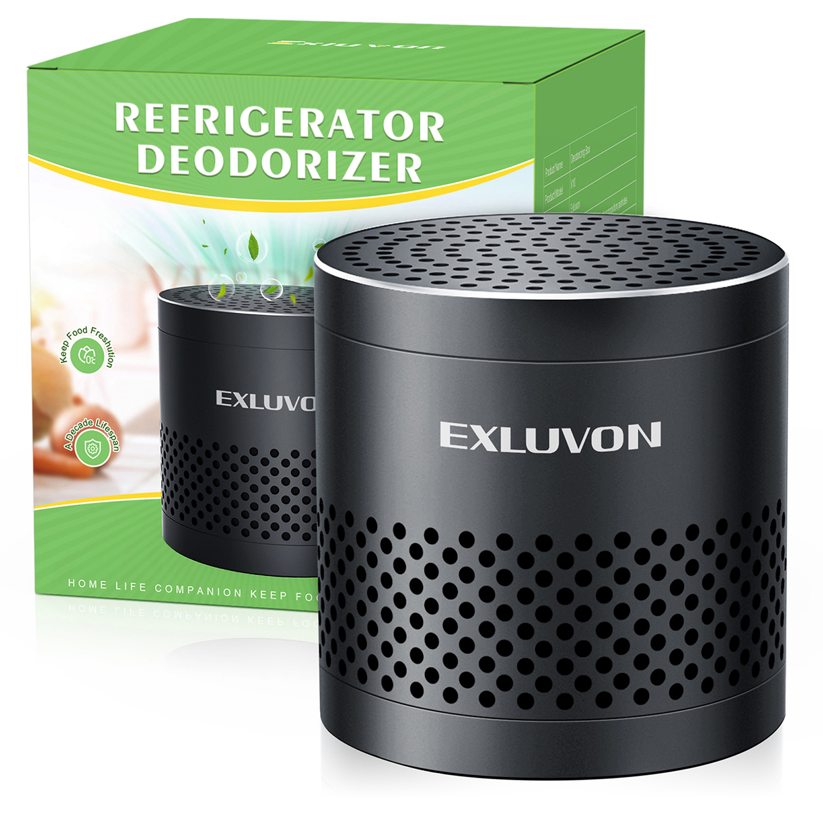 Exluvon Refrigerator Deodorizer, Fridge Odor Eliminator Lasts ...