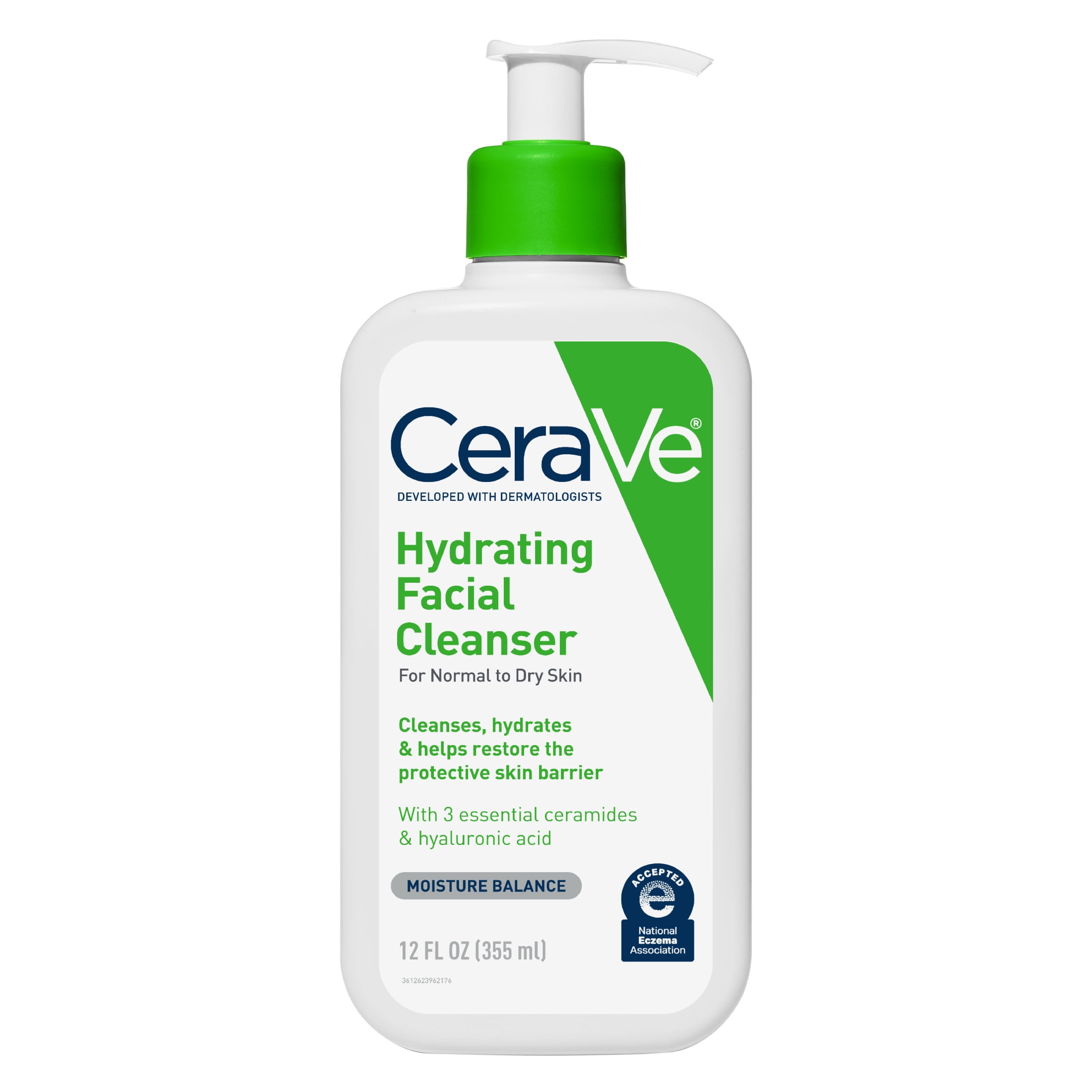 CeraVe Hydrating Facial Cleanser for Normal to Dry Skin ... - Walmart