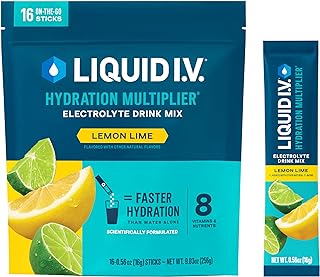 Hydration Multiplier - Lemon Lime | Electrolyte Powder Drink Mix | 1 Pack (16 Servings)