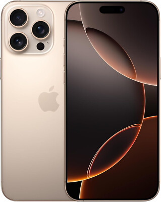 Apple iPhone 16 PRO MAX 256GB DESERT TITANIUM ... - eBay UK