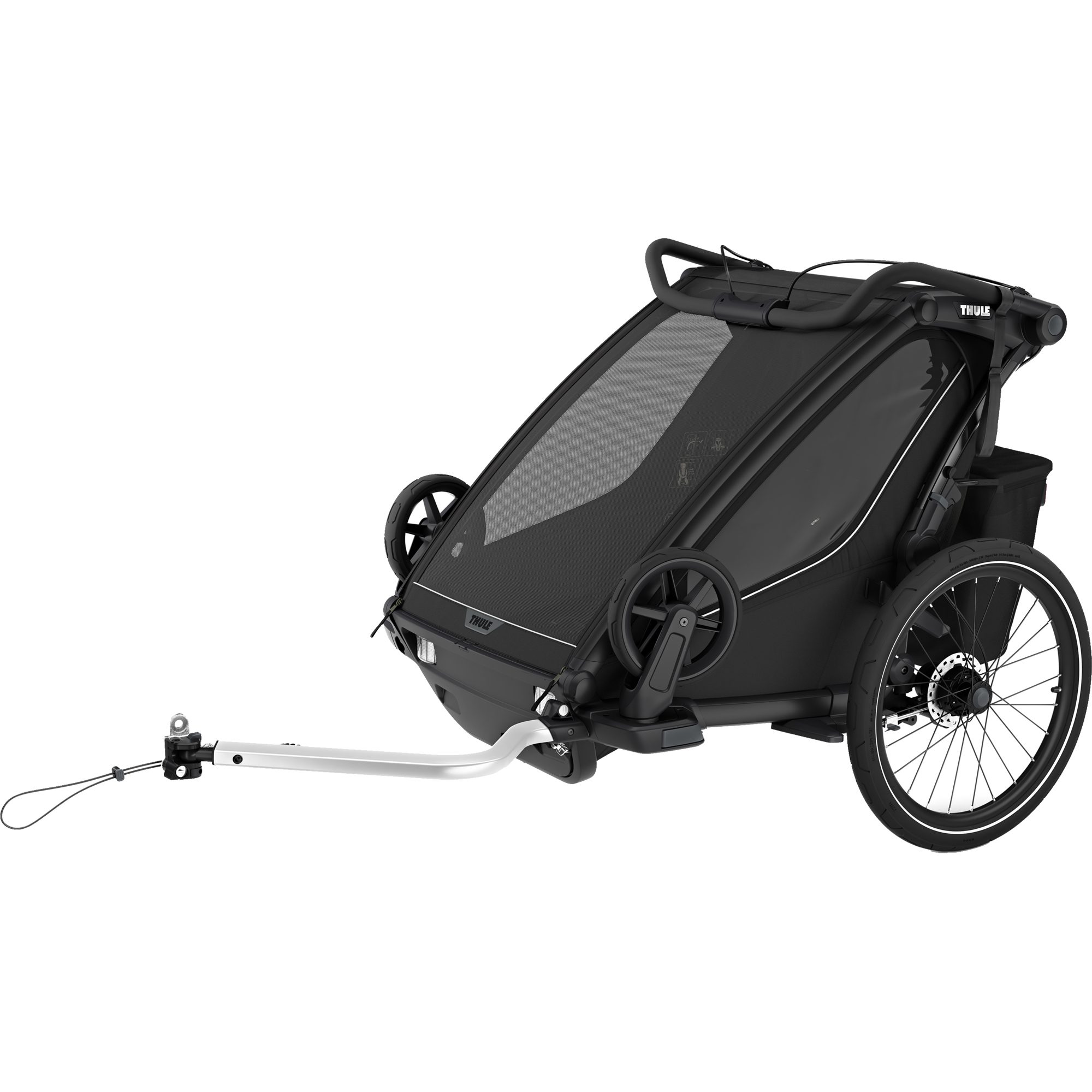Thule Chariot Sport 2 Double Bike Trailer 2 Seats black