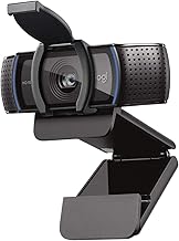 Logitech C920S HD Pro Webcam, Full HD 1080p/30fps Video Calling, Clear Stereo Audio, Light Correction, Privacy Shutter, Works with Skype, Zoom, FaceTime, Hangouts, PC/Mac/Laptop/Tablet/Xbox - Black