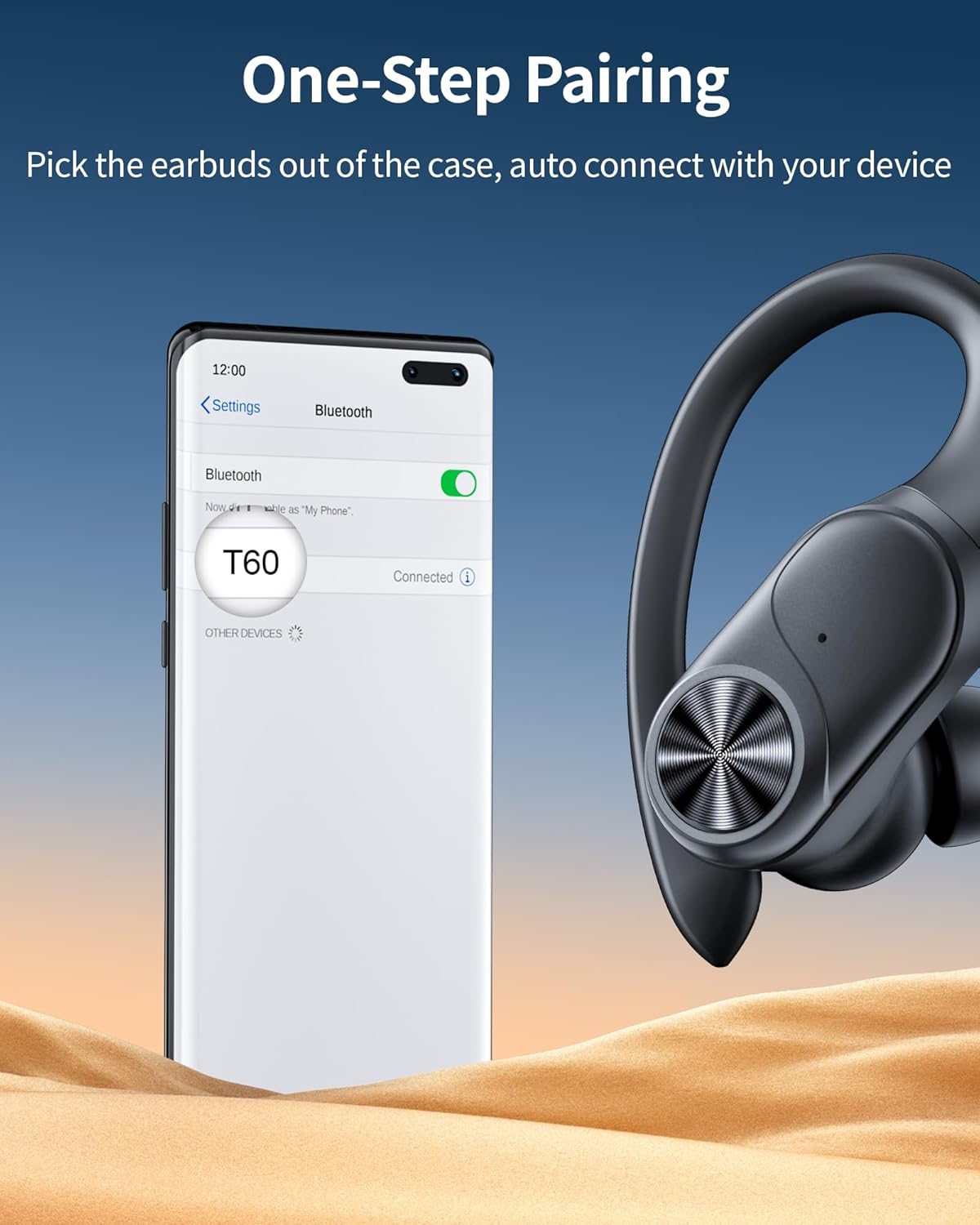 PocBuds Bluetooth Headphones Wireless Earbuds 80hrs ...