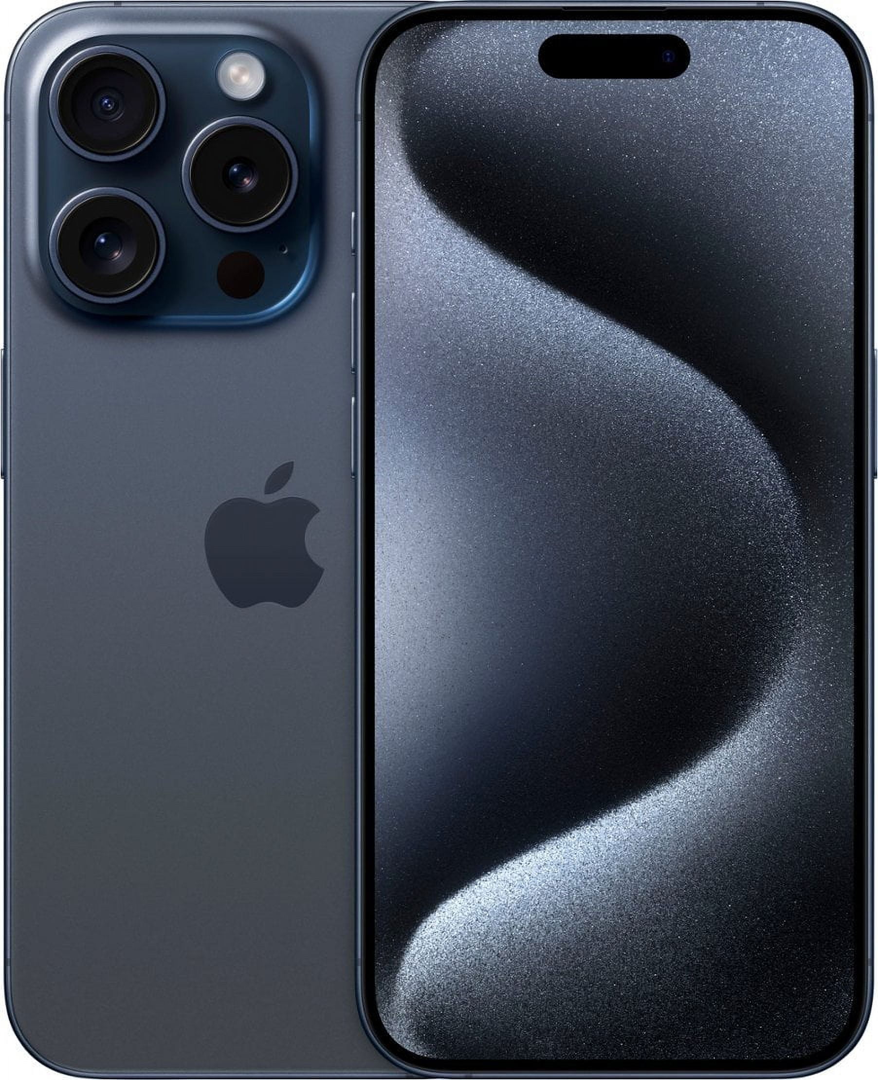Restored Apple iPhone 15 Pro - 512 GB Blue Titanium (Refurbished)