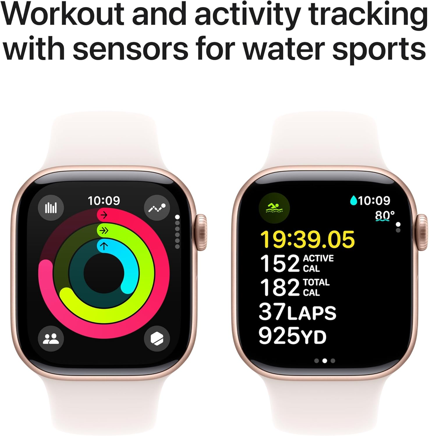 Apple Watch Series 10 [GPS 42mm case] Smartwatch with Rose ...
