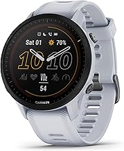 Garmin Forerunner® 955, GPS Running Smartwatch, Tailored to Triathletes, Long-Lasting Battery, Whitestone (Renewed)