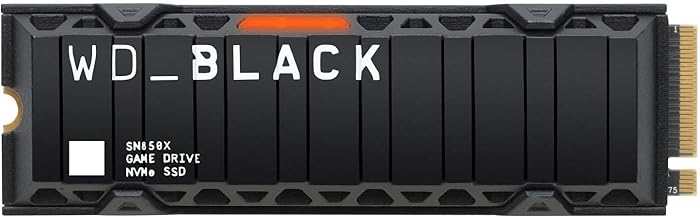 2TB SN850X NVMe Internal Gaming SSD Solid State Drive with Heatsink - Works with Playstation 5, Gen4 PCIe, M.2 2280, Up to 7,300 MB/s - WDS200T2XHE