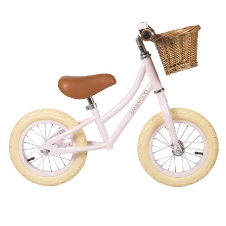 Banwood Roze First Go Loopfiets - De Kleine Zebra